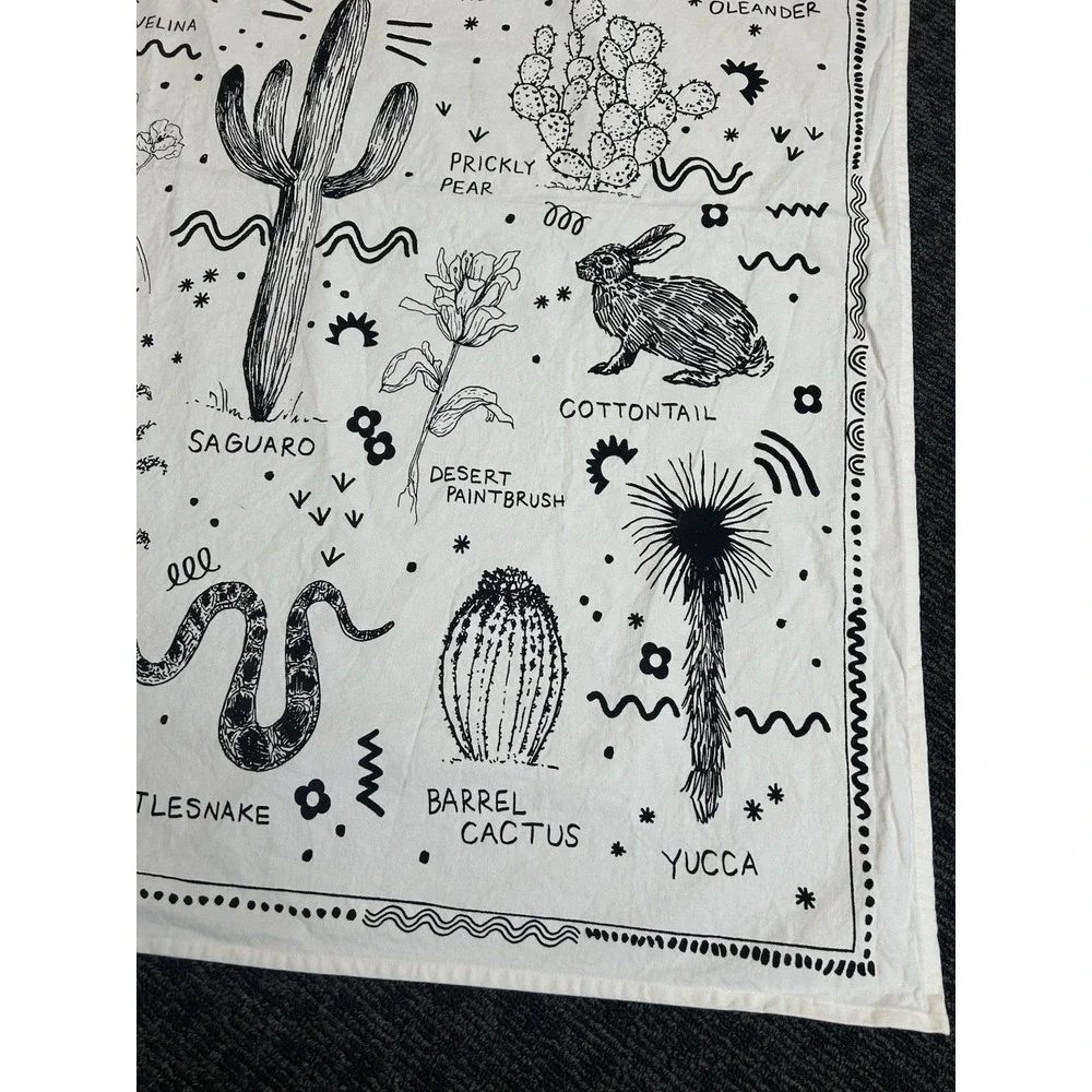 Desert Species Cotton Canvas Tapestry Wall Hanging Home Decor Art Poster Boho